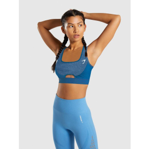 Спортивний топ Gymshark GLSB022-PBa93 XS Синій (KC100000011125) краща модель в Хмельницькому