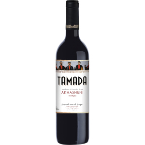 Вино Ахашени Tamada красное полусладкое 0.75 л 11 - 14.5% (4860004070067) ТОП в Хмельницком