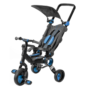 Трехколесный велосипед Galileo Strollcycle Black Синий (GB-1002-B) ТОП в Хмельницком