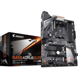 купить Материнская плата GIGABYTE B450 AORUS ELITE