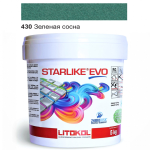 Эпоксидная затирка Litokol Starlike EVO 430 Зелёная сосна 5кг в Хмельницком