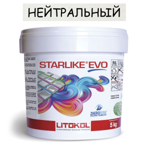 Эпоксидная затирка Litokol Starlike EVO 113 Нейтральный 5кг ТОП в Хмельницком