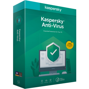 Kaspersky Anti-Virus 2020 первісне встановлення на 1 рік для 1 ПК (DVD-Box, коробкова версія) в Хмельницькому