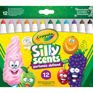 Набор фломастеров Crayola Silly Scents Washable Тонкая линия с ароматом 12 шт (256352.012) (0071662183370) лучшая модель в Хмельницком