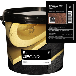 Декоративный воск Elf Decor Special Wax 1 л Bronze (mba1d122w) ТОП в Хмельницком