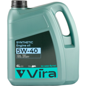 Масло моторное Vira Synthetic SN/CF 5W-40 4 л (новая этикетка) (VI0354)