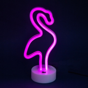 Неоновий світильник LED Lights Flamingo Декоративна LED лампа Фламінго Pink краща модель в Хмельницькому