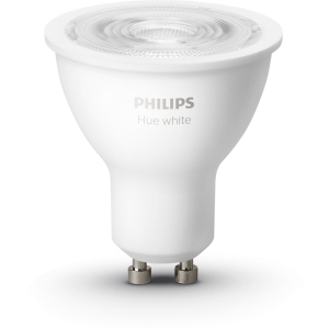 Розумна лампа Philips Hue GU10, 5.2W(57Вт), 2700K, White, Bluetooth, димована, 2 шт (929001953506) в Хмельницькому
