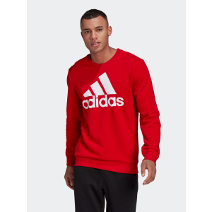 Свитшот Adidas M Bl Fl Swt GM6963 2XL Scarle/White (4064045340480) лучшая модель в Хмельницком