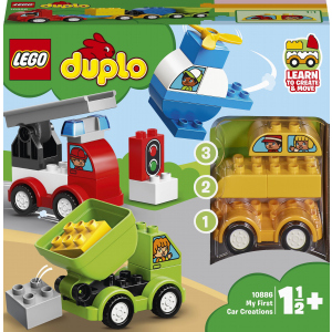 Конструктор LEGO DUPLO Мої перші машинки 34 деталі (10886) краща модель в Хмельницькому