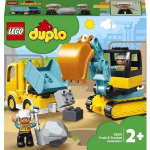 Конструктор LEGO DUPLO Town Вантажівка та гусеничний екскаватор 20 деталей (10931) в Хмельницькому