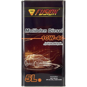 Моторна олія Fusion Molibden Diesel 10W-40 5 л metal (FU1034/5) краща модель в Хмельницькому