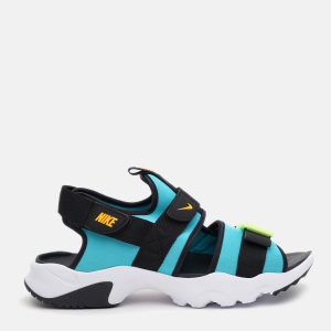 Сандалії Nike Canyon Sandal CI8797-300 41.5 (9) 27 см Чорні з блакитним (193658083669) краща модель в Хмельницькому