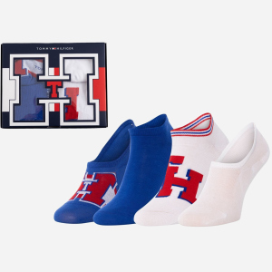 Набір шкарпеток Tommy Hilfiger Unisex Sneaker Giftbox 392004001-470 43-46 4 пари (8718824653433) ТОП в Хмельницькому