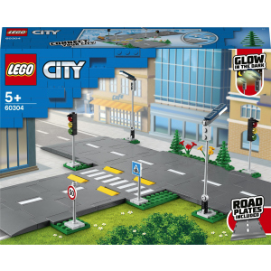 Конструктор LEGO City Town Дорожні плити 112 деталей (60304) краща модель в Хмельницькому