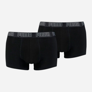 Труси-шорти Puma Basic Trunk 2P 93501501 L 2 шт Black (8720245037693) краща модель в Хмельницькому