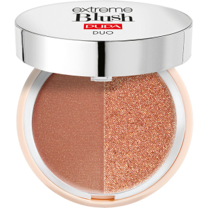 Компактные румяна с двойным эффектом Pupa Extreme Blush Duo 120 Radiant Caramel Glow Spice 4 г (8011607332502) в Хмельницком