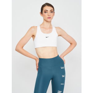 хороша модель Спортивний топ Nike W Nk Df Swsh 1Pp Bra BV3636-100 L Білий (193655465789)