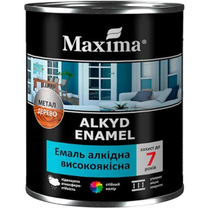 Емаль алкідна високоякісна Maxima 2.3 кг. Горіхова (4823083307424) краща модель в Хмельницькому