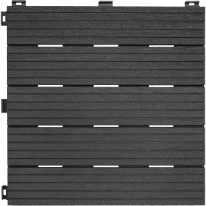 Модульні покриття для підлоги MultyHome Cosmopolitan рифлене 30х30х1.5 см сірий 6 шт (5907736265183) краща модель в Хмельницькому