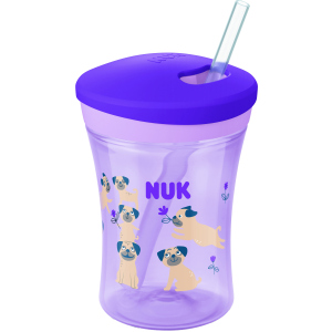 Поильник Nuk Evolution Action Cup 230 мл Фиолетовый (4008600365129) лучшая модель в Хмельницком