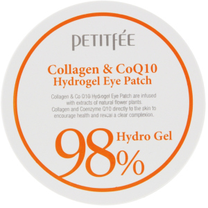 Гидрогелевые патчи для глаз Petitfee Collagen & Co Q10 Hydrogel Eye Patch Коллаген-Коэнзим 60 шт (8809239800458) лучшая модель в Хмельницком