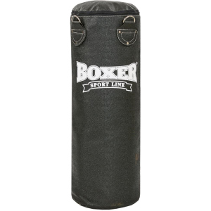 Мішок боксерський Boxer кирза 80 см Чорний (1002-04) краща модель в Хмельницькому