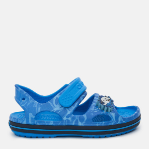 Сандалії Crocs Kids Crocband II Led Sandal 204106-4BJ-С12 29 Cerulean Blue/Navy (0887350896114) краща модель в Хмельницькому