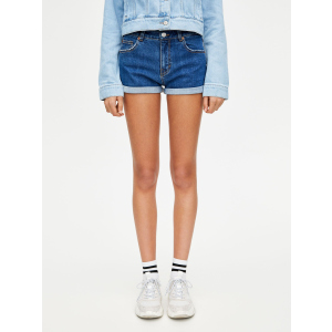 Шорты джинсовые Pull & Bear 5693/302/407 40 Синие (05693302407407) ТОП в Хмельницком