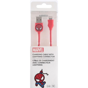 Кабель Miniso Marvel USB to Apple Lightning 1 м Человек-паук (2007171211103) в Хмельницком