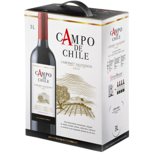 Вино Campo de Chile Cabernet Sauvignon 3L BiB червоне сухе 3 л 13-15% (8594045652666) ТОП в Хмельницькому