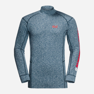 Спортивный лонгслив Jack Wolfskin Snow Sky Longsleeve M 1807481-1350 M Темно-кобальтовый (4060477585031)