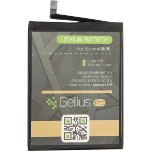 Аккумулятор Gelius Pro Xiaomi BN36 (Mi A2/Mi 6x) (3010 мАч) (2099900758614)