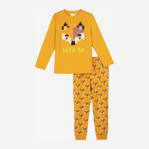 Піжама (лонгслів + штани) Coccodrillo Pyjamas ZC1448102PJS-026 116 см Помаранчева (5904705589424)