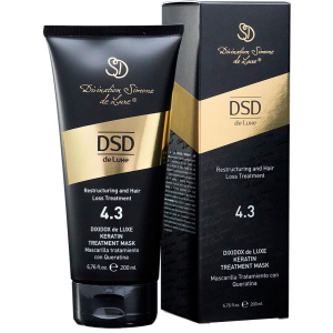 купить Восстанавливающая маска с кератином DSD de Luxe 4.3 Keratin Treatment Mask для улучшения структуры волос и стимуляции их роста 200 мл (8437011863096)