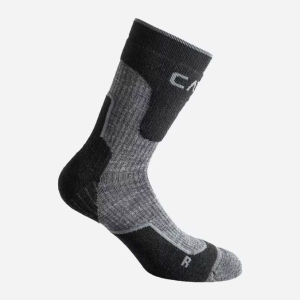 Носки CMP Trekking Sock Wool Long 3I49277-41YF 39-42 Nero-Grey (8057153059418)