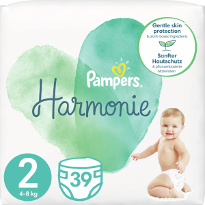 хороша модель Підгузки Pampers Harmonie Mini Розмір 2 (4-8 кг) 39 шт (8006540156551)