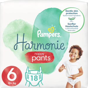 Підгузки-трусики Pampers Harmonie Nappy Pants Розмір 6 (15+ кг) 18 шт (8006540181461) ТОП в Хмельницькому