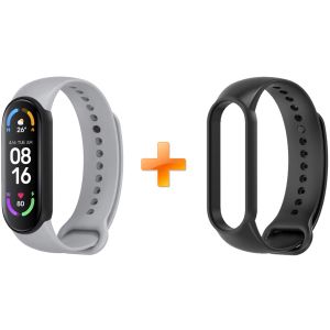 Xiaomi Mi Band 6 MiJobs двоколірний сірий/чорний (MJ6-DSS004GB) краща модель в Хмельницькому