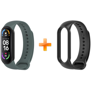 Xiaomi Mi Band 6 MiJobs Dual Color Crow Green/Black (MJ6-DSS019CGB) в Хмельницькому