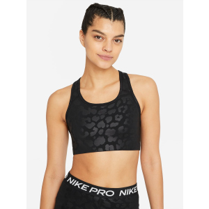 Спортивний топ Nike W Np Df Swsh Lepard Shine Bra DD1117-010 XS (195239599262) в Хмельницькому