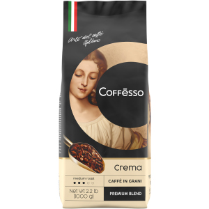 Кофе в зернах Coffesso Crema 1000 г (8001681575018) краща модель в Хмельницькому