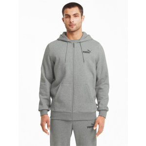 Спортивна кофта Puma ESS Small Logo FZ Hoodie 58670203 S Сіра (4063697314023) в Хмельницькому