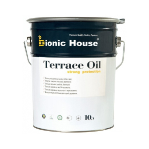 Масло атмосферостойкое BIONIC-HOUSE TERRACE OIL для террас 10л