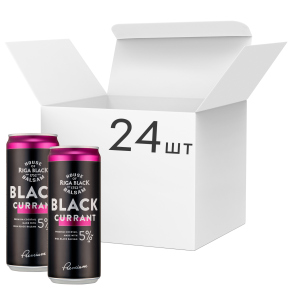 Упаковка слабоалкогольного напитка Riga Black Balsam Currant Cocktail 5% 0.33 л x 24 шт (4750012000845) в Хмельницком