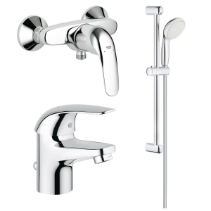 Набір змішувачів Grohe Euroeco 123232S надійний