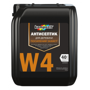 Антисептик для посиленого захисту W4 Kompozit 5л