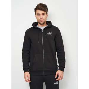 Спортивна кофта Puma ESS Small Logo FZ Hoodie 58670201 S Чорна (4063697310551) ТОП в Хмельницькому