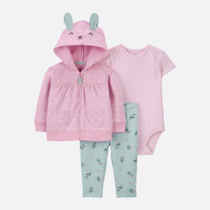 Комплект (боди + толстовка + лосины) Carters 1J955310 62 см 650 P Pink (194133778544) лучшая модель в Хмельницком