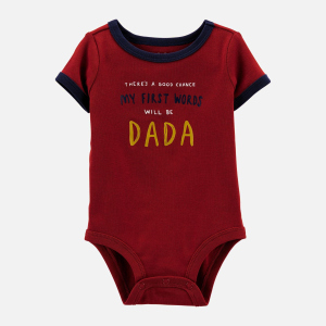 Боди-футболка Carters 1M009210 80 см 600 R Red (194135469037) надежный